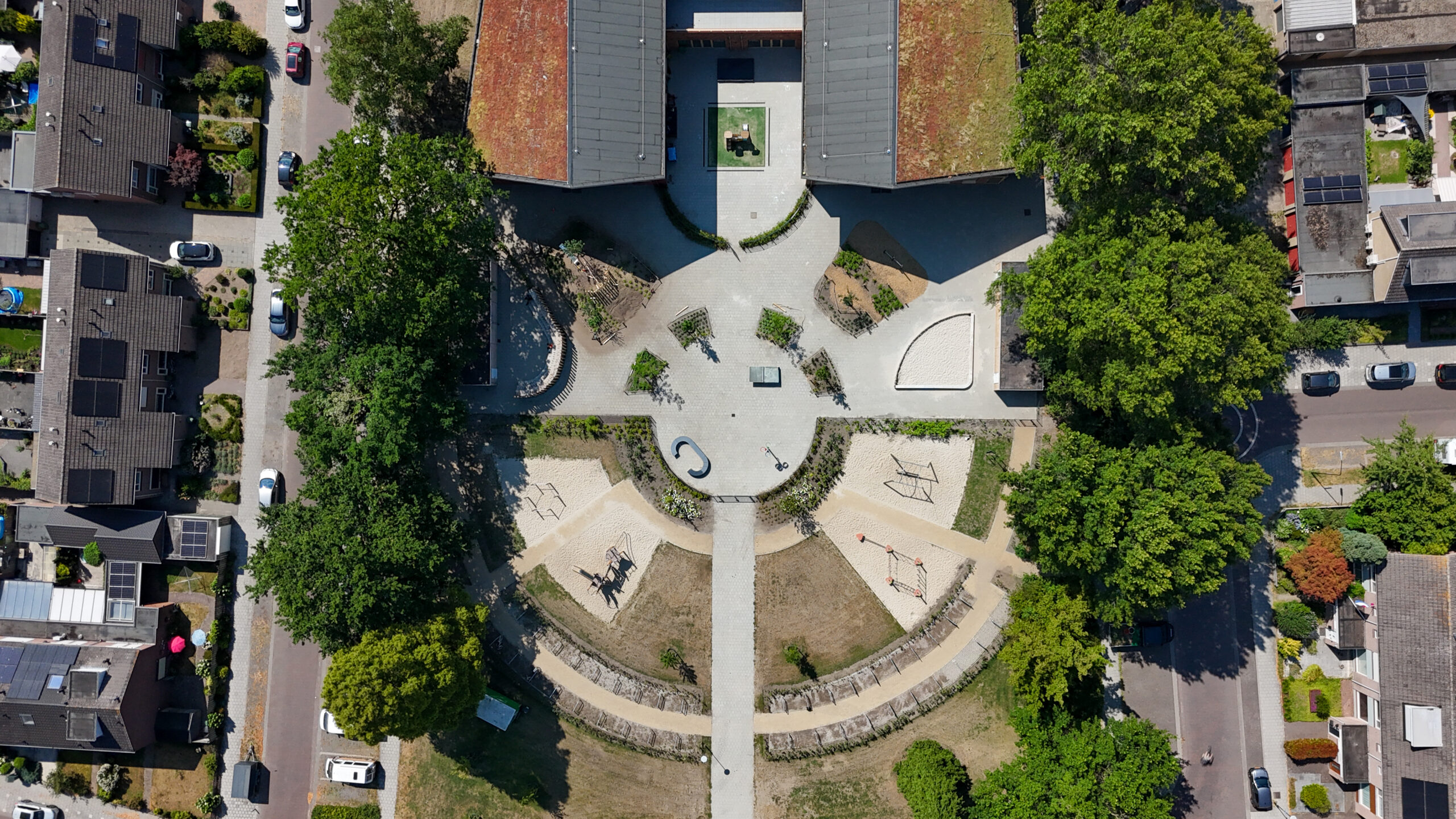 Luchtfoto van De Groene Long Sint-Oederode Luchtfoto van De Groene Long Sint-Oederode